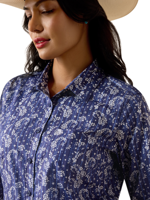 Women's Kirby Stretch Paisley Floral Western Shirt