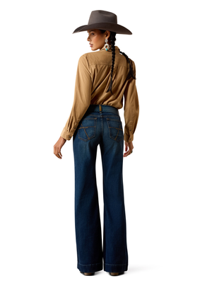 Jeans Western Perfect Rise Petra Flipside Wide Leg - Femme
