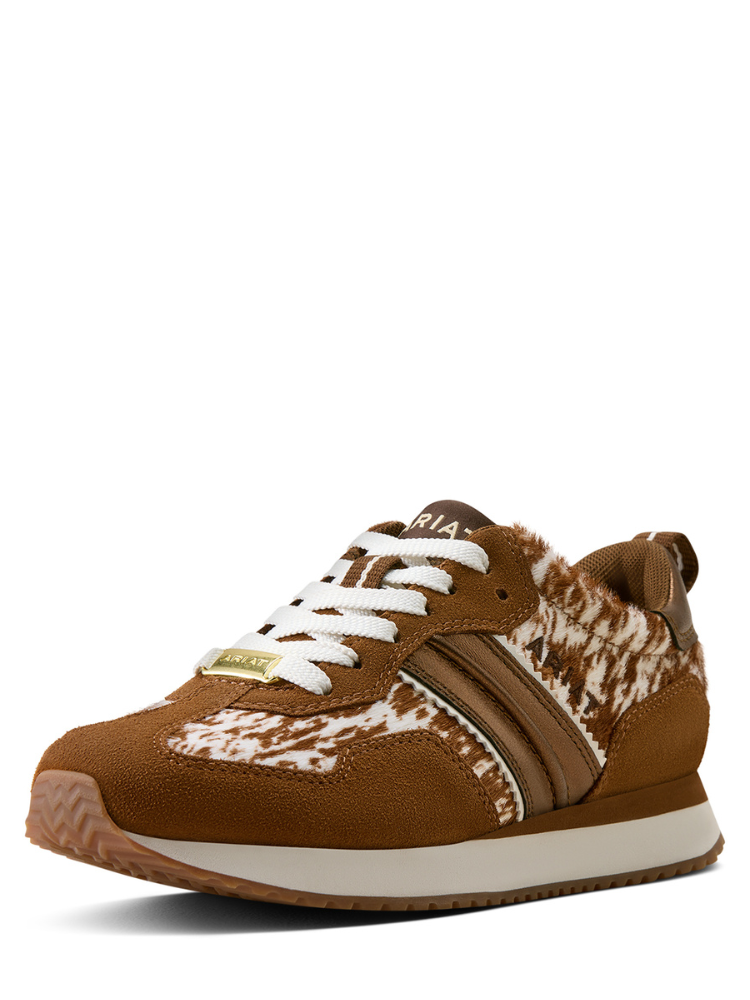Chaussure Ranch Runner Chestnut Suede Speckled Cow - Femme