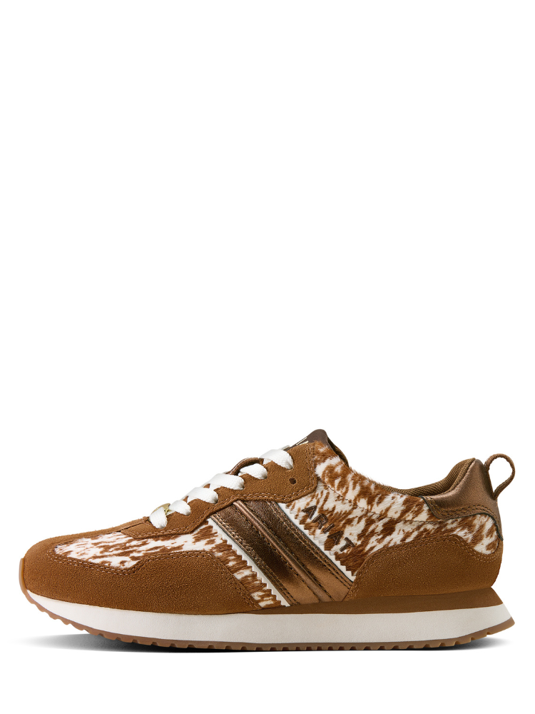 Chaussure Ranch Runner Chestnut Suede Speckled Cow - Femme