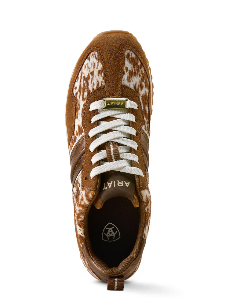 Chaussure Ranch Runner Chestnut Suede Speckled Cow - Femme