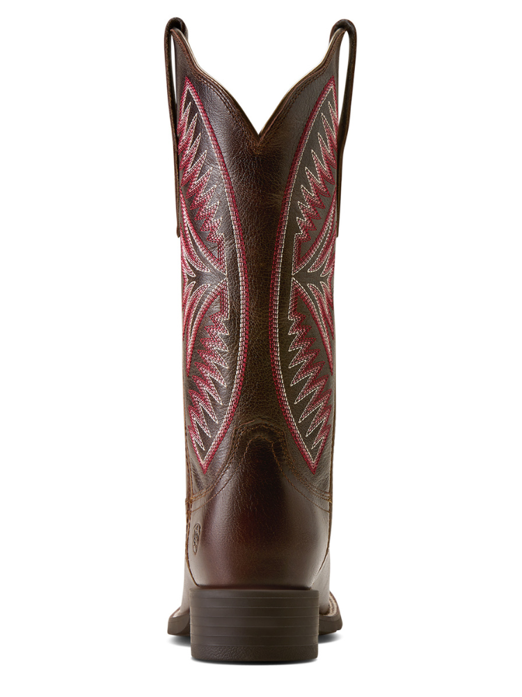 Bottes Western Round up Ruidoso Arizona Brown - Femme