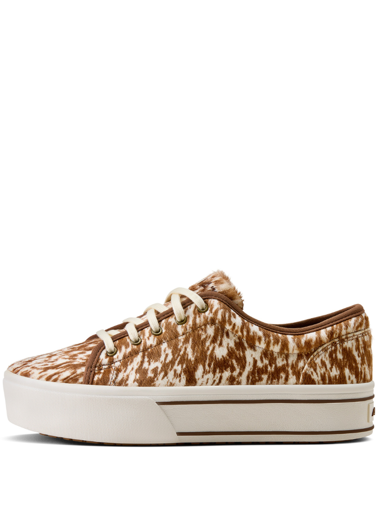 Soulier Skylar à plateforme Speckled Cow Print - Femme