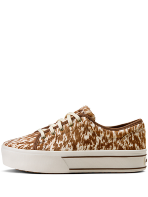Soulier Skylar à plateforme Speckled Cow Print - Femme