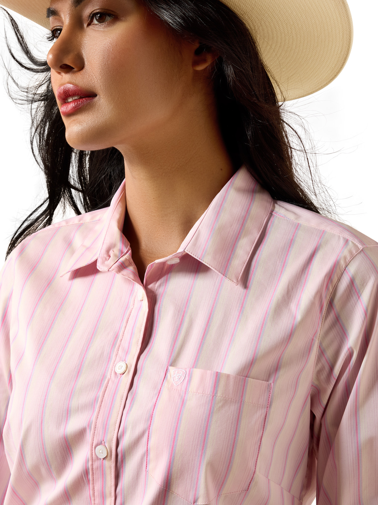 Women's Western Team Kirby Super Pink Ombre Shirt