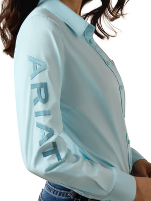 Chemise Ariat Team Kirby Aquaesque - Femme