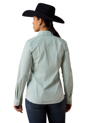 Chemise Western Team Kirby Saltwater Henna Stripe - Femme