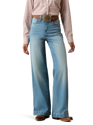 Jeans Western Ultra High Rise Luana Wide Leg - Femme