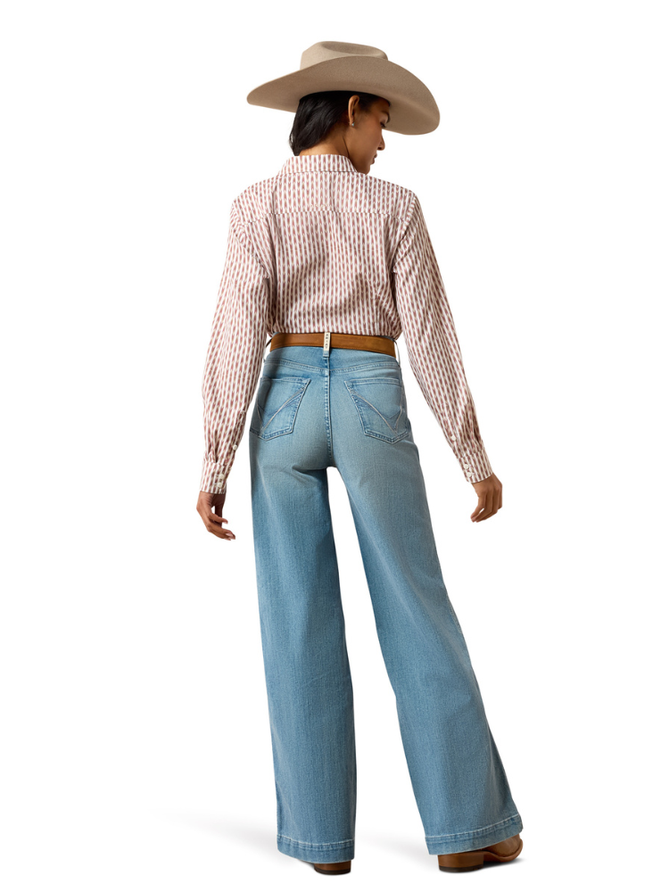 Jeans Western Ultra High Rise Luana Wide Leg - Femme