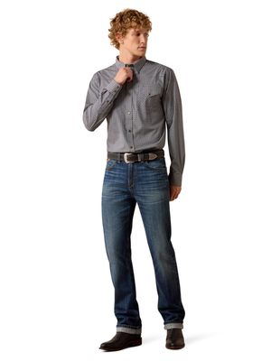 Men's Dennis Fitted Wrinkle Free Western Shirt