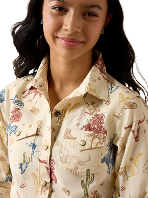 Chemise Western Ranch Tale - Fille