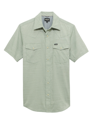 Chemise Western à manches courtes Drover Utility Iceberg Green - Homme