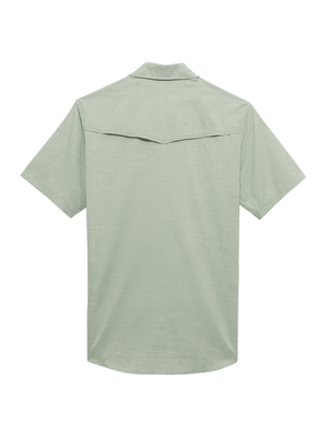 Chemise Western à manches courtes Drover Utility Iceberg Green - Homme