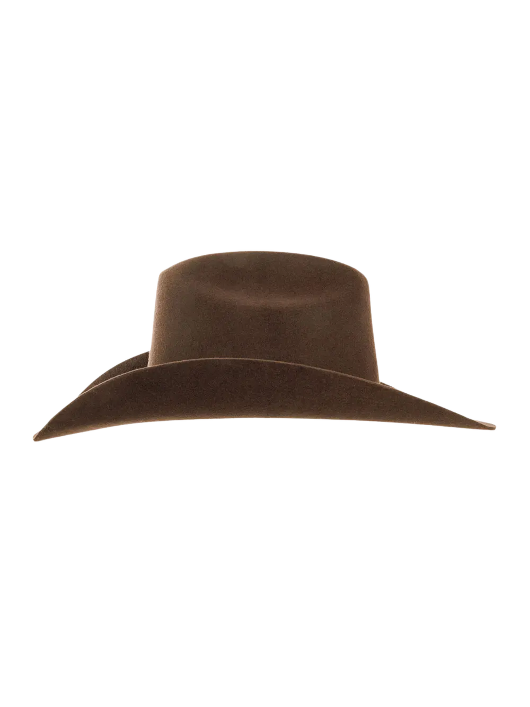 Chapeau Western Cattleman en feutre 3X Chocolat - Adulte