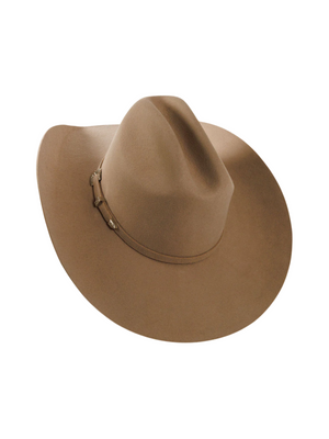 Chapeau Western Cattleman en feutre 3X Sable - Adulte