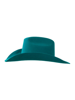 Chapeau Western Cattleman en feutre 3X Teal - Adulte