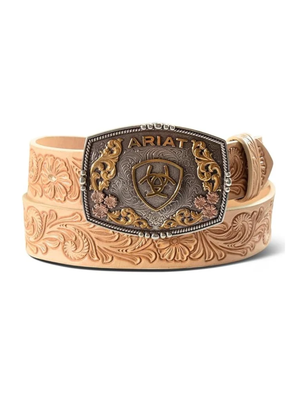 Women's Floral Western Belt with Buckle