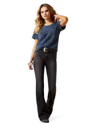 T-Shirt Bull Night Sky - Femme