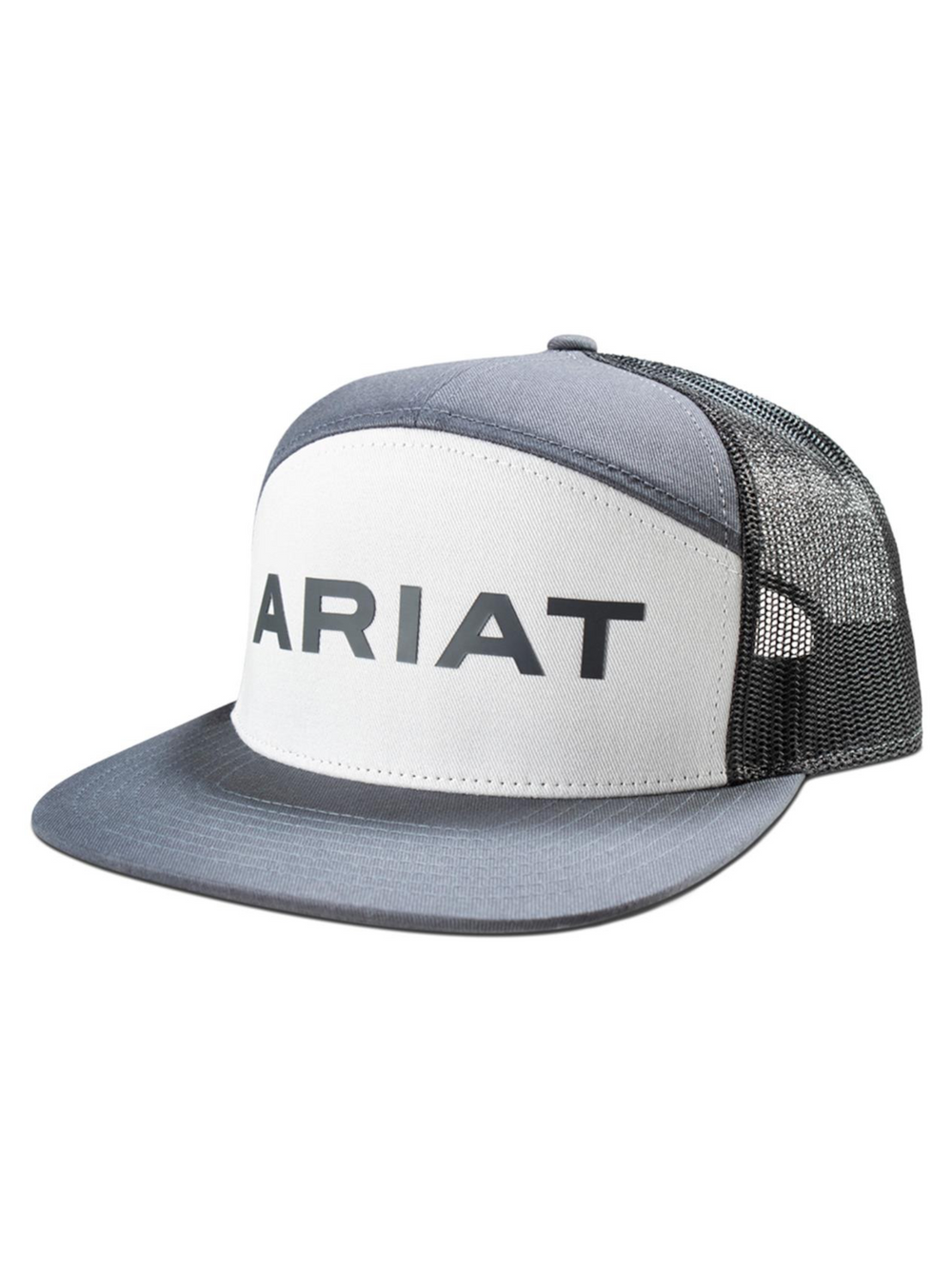 Richard R112 Ariat R112 Logo Cap in Gray Rubber | La Chambrière