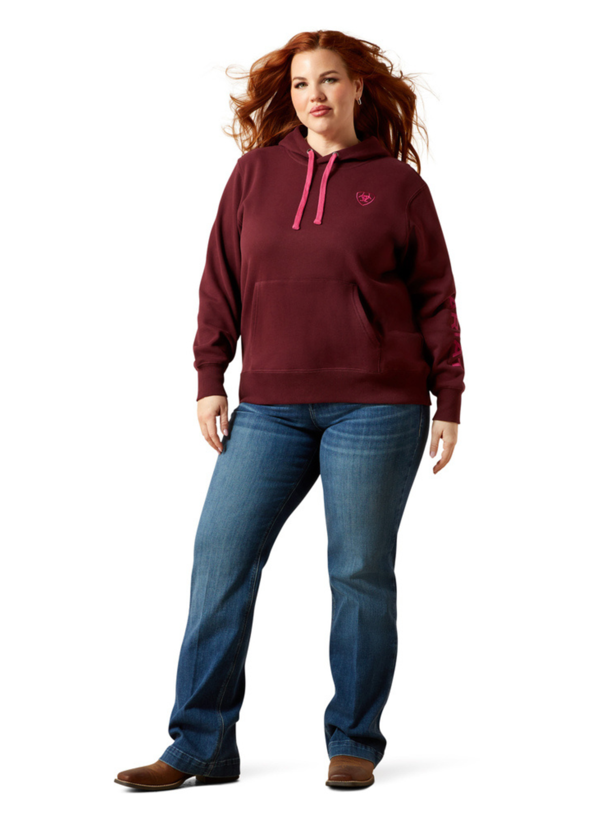 Hoodie Logo 2.0 Port Royale - Femme