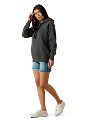 Hoodie 2.0 Logo Charcoal - Femme