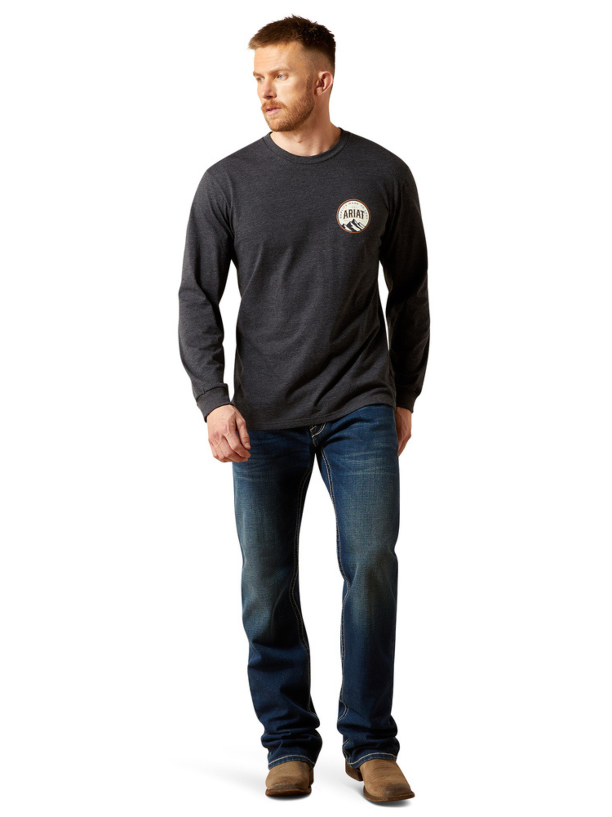 Chandail à manches longues Circle A - Homme