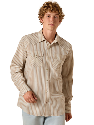Chemise Retro Hesper Sandshell Stripe - Homme