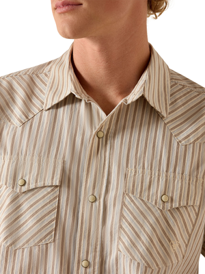 Chemise Retro Hesper Sandshell Stripe - Homme