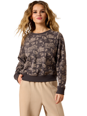 Chandail molletonné Essential Crew Rodeo Carbon Copy - Femme