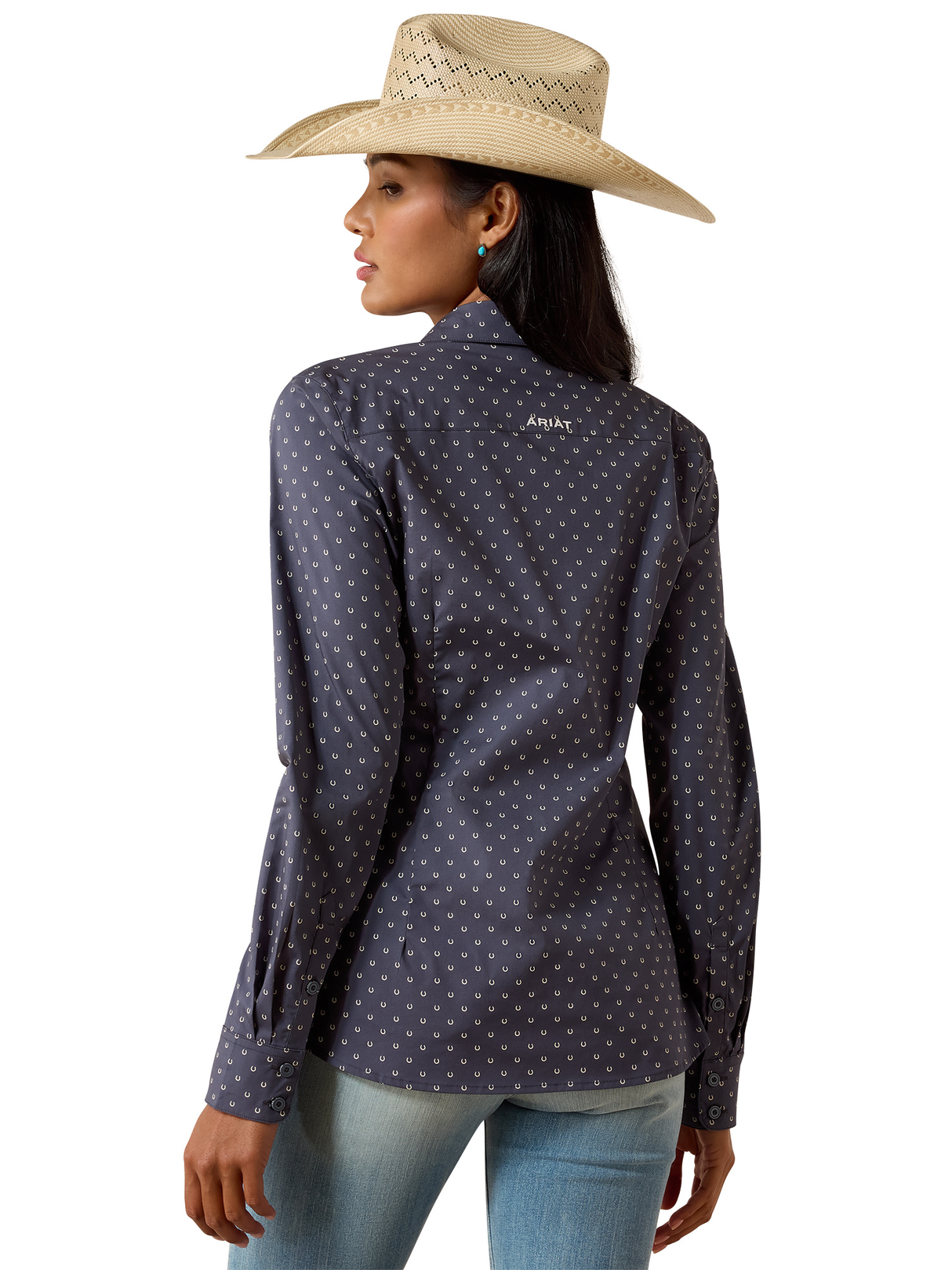 Chemise Kirby Stretch Ombre Blue Horseshoe - Femme