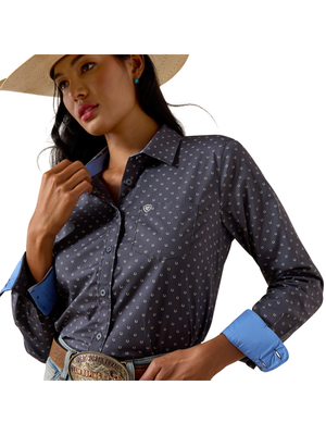 Chemise Kirby Stretch Ombre Blue Horseshoe - Femme