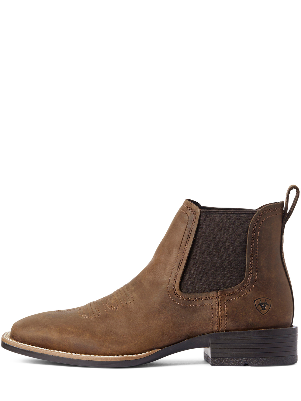 Men's Booker Chelsea Western Distressed Tan Boots