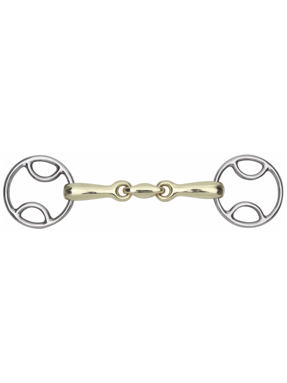 Mors Classique Bevel à double brisure en laiton avec lozenge