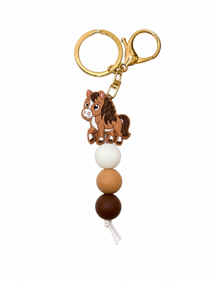 Porte-clé en Résine Poney