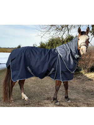 Couverture d’hiver EQUILAYERS EquiShell 100 1680D imperméable avec cou détachable
