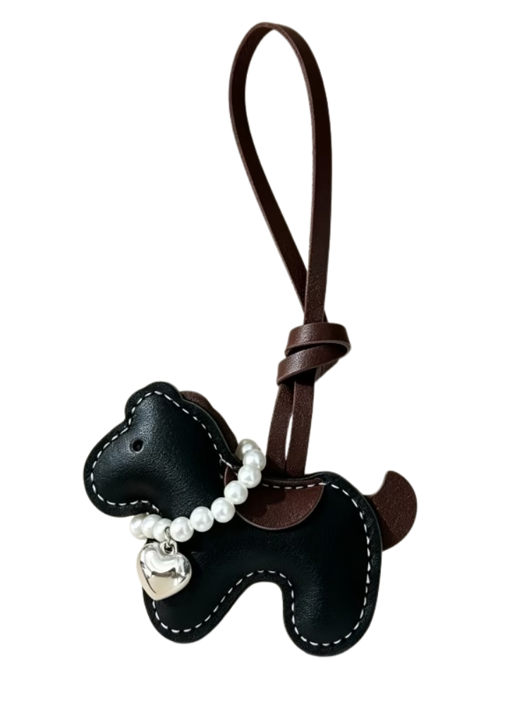 Charm de sac à main cheval similicuir