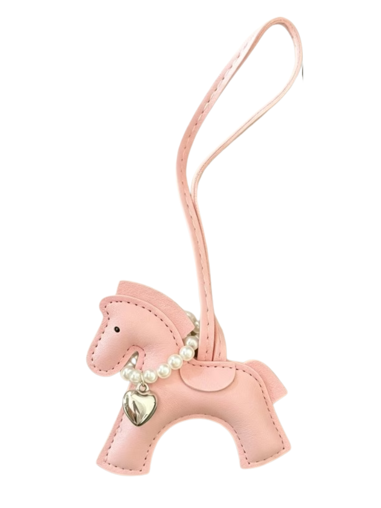 Charm de sac à main cheval similicuir