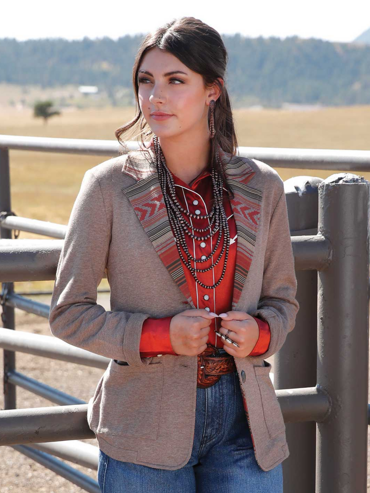 Veston Western Stone - Femme