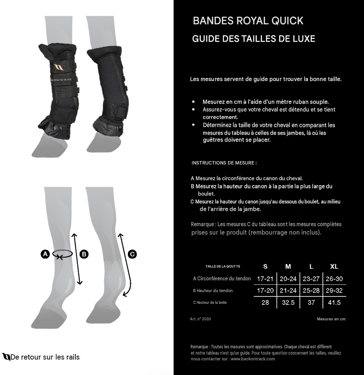Guêtres de repos Airflow Quick Wrap Deluxe
