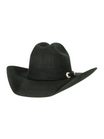 3X Black Felt Western Cattleman Hat - Adult
