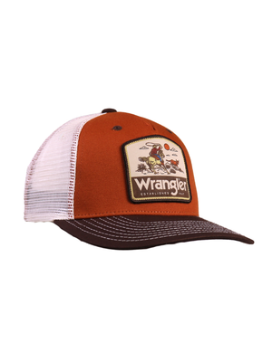 Brown Orange Chase Cap