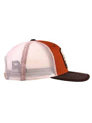 Brown Orange Chase Cap