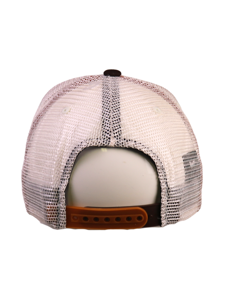 Brown Orange Chase Cap