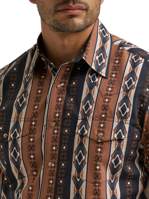 Men's Checotah® Brown Western Shirt