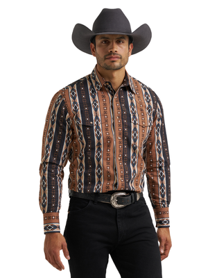 Men's Checotah® Brown Western Shirt