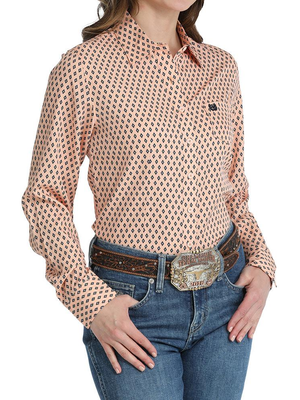 Chemise Western Peach ArenaFlex - Femme