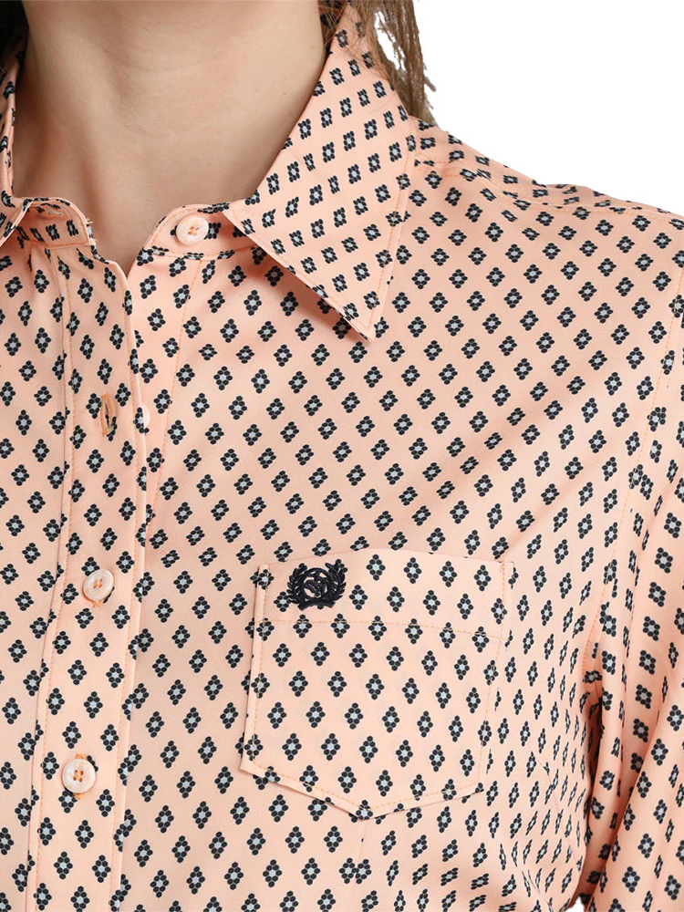 Chemise Western Peach ArenaFlex - Femme