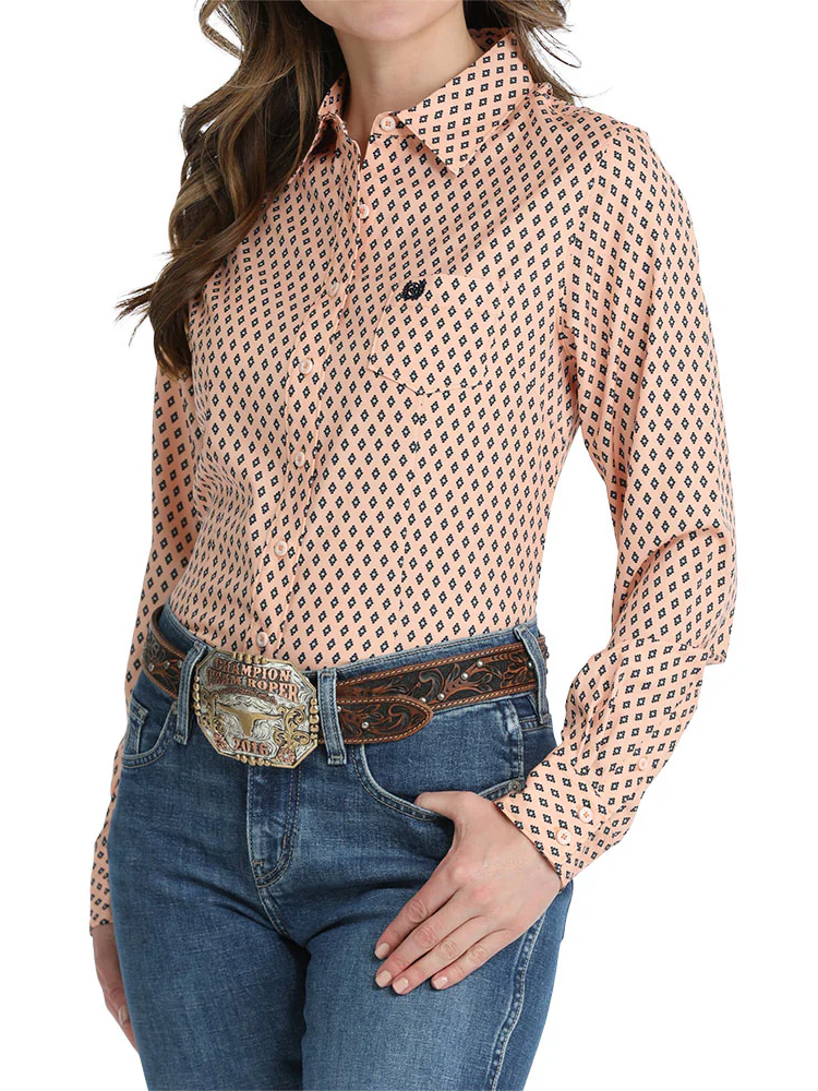 Chemise Western Peach ArenaFlex - Femme