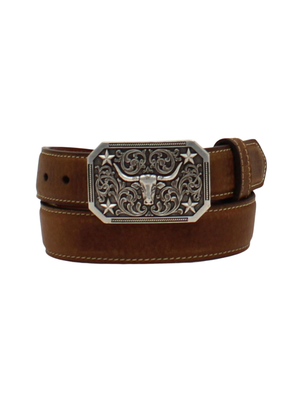 Belt with Longhorn buckle - Child
