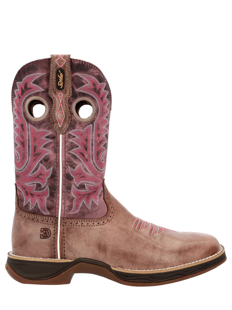 Bottes Western Lady Rebel Ultra Lite Burnished Chestnut - Femme